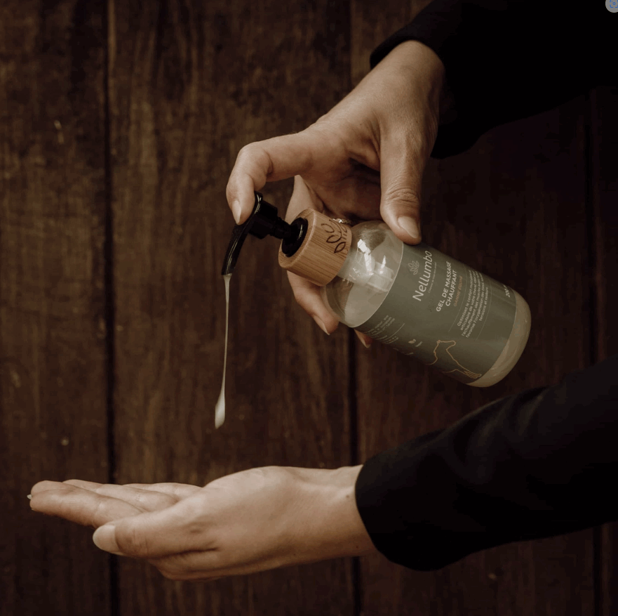 Gel de massage chauffant